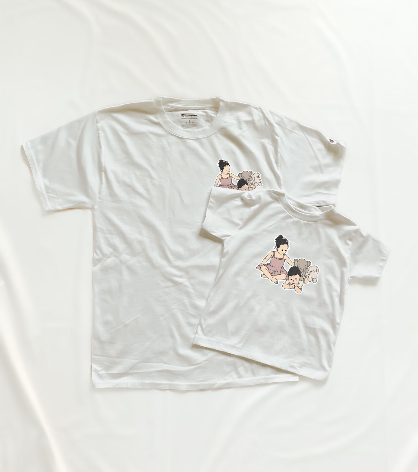 Children Custom Portrait single From Photo Tee