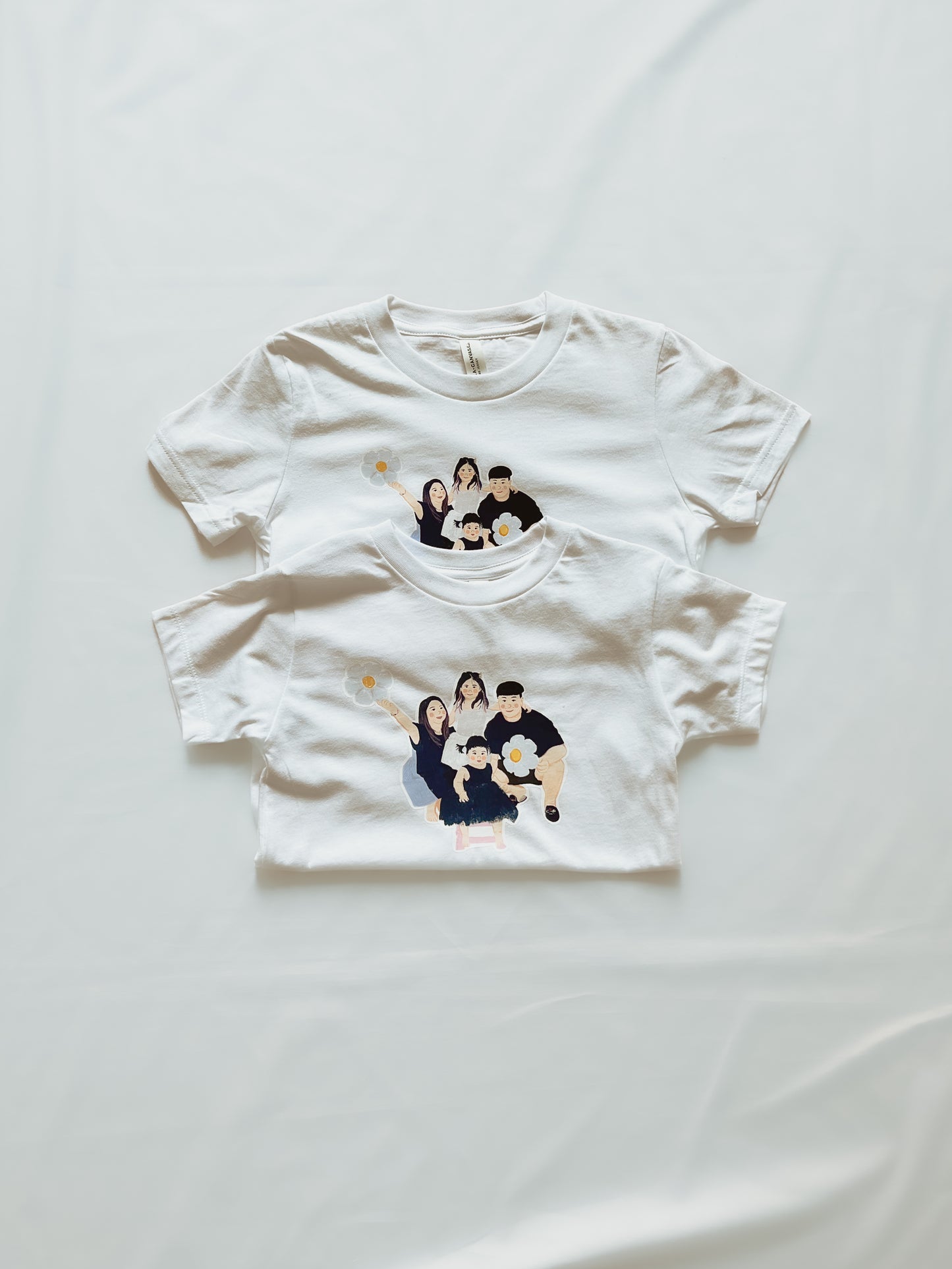 Children Custom Portrait single From Photo Tee