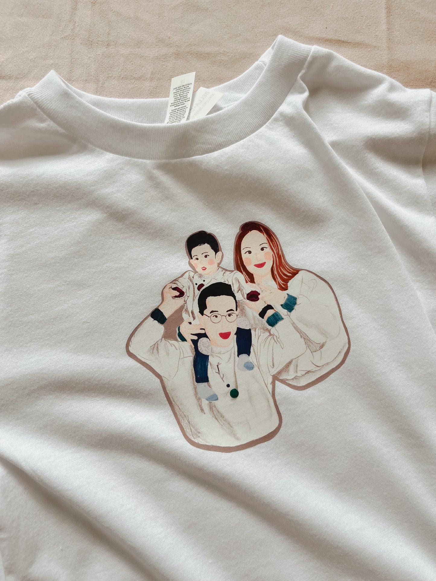 Adult Custom Portrait From Photo Tee