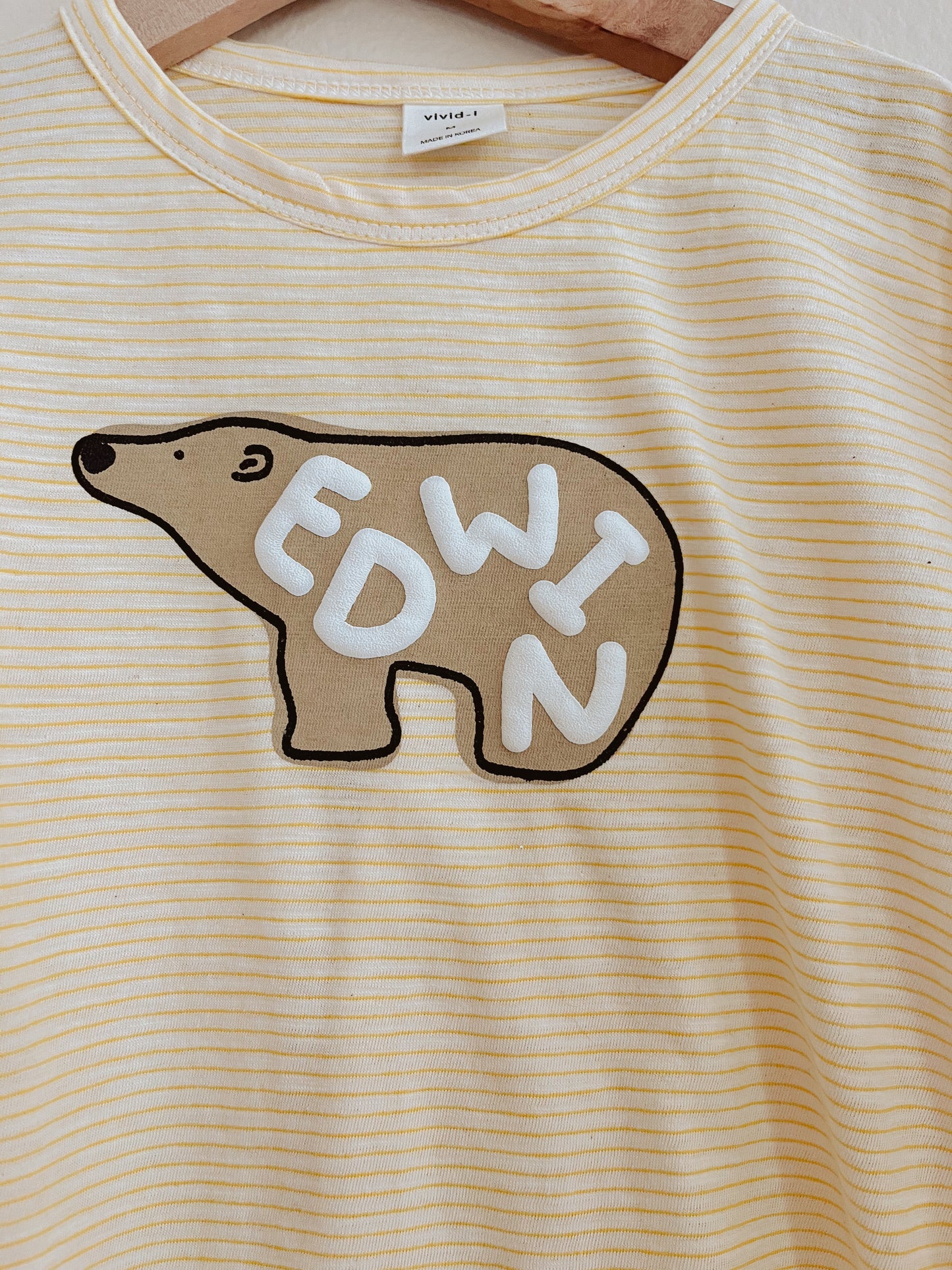 Custom Name Polar Bear Tshirt