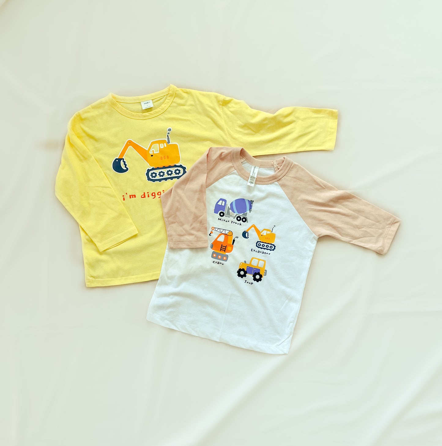 Excavator Construction Cars Tee