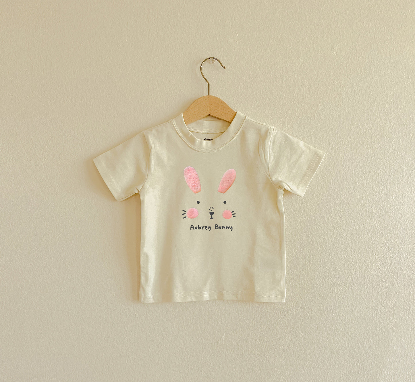 Minimalism Bunny Ears Shirt for Toddler Boy Girl T-shirt for Cute Animal Kids Retro Tee for Personalize Gift Idea