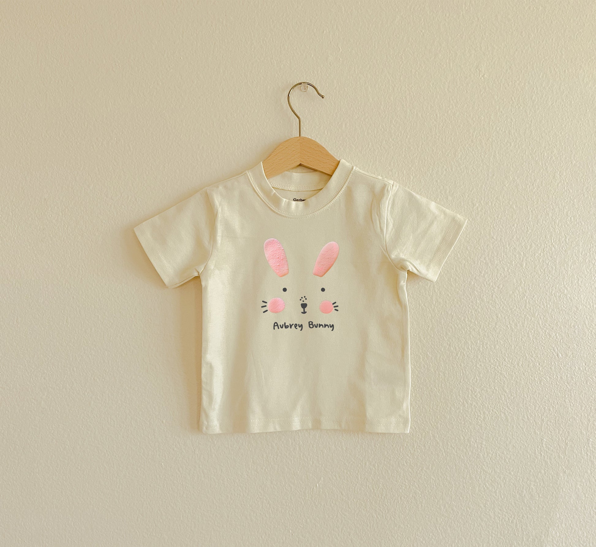 Minimalism Bunny Ears Shirt for Toddler Boy Girl T-shirt for Cute Animal Kids Retro Tee for Personalize Gift Idea