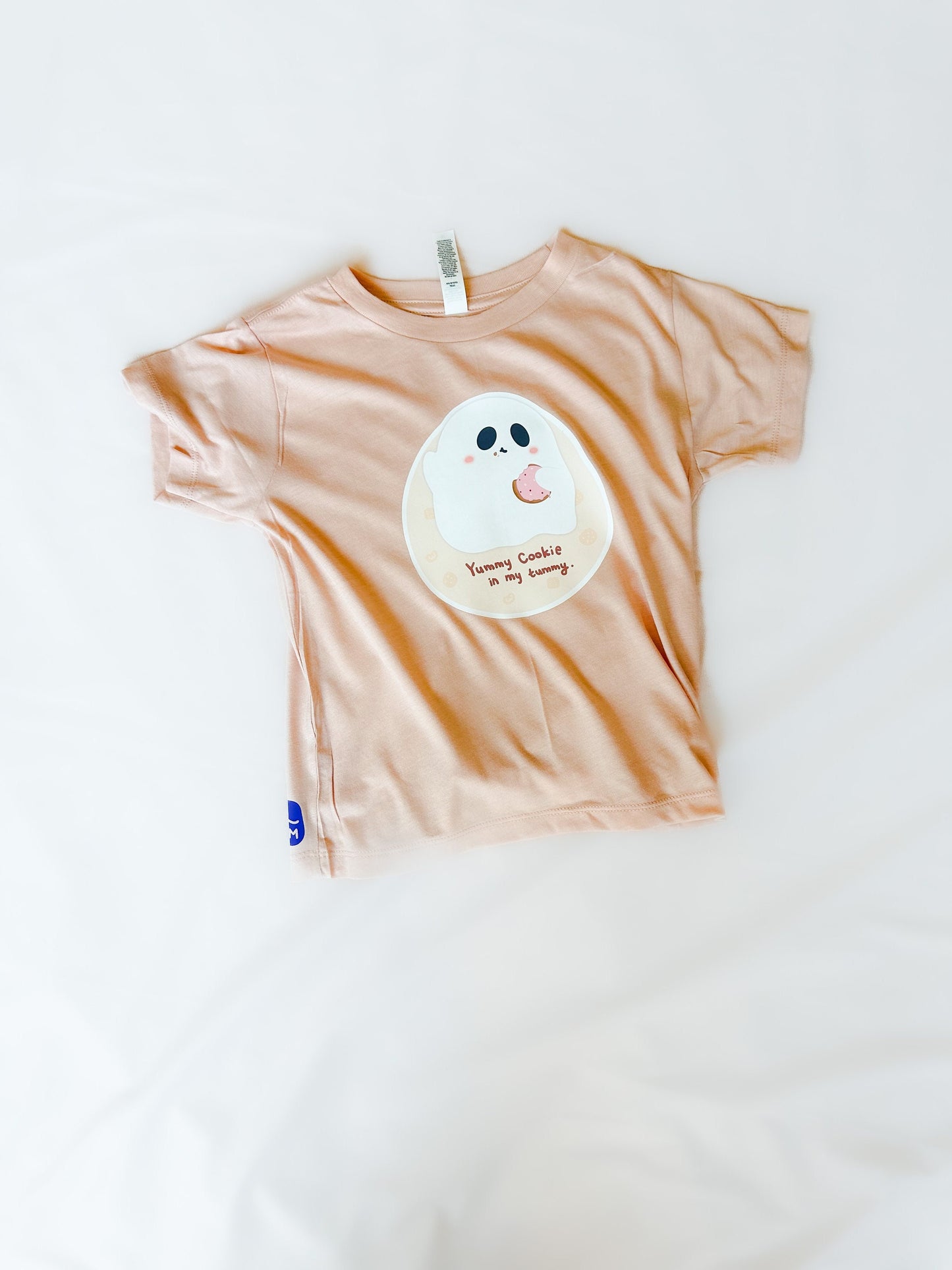 Cute Cookie Ghost Shirt for Kids Spooky Tshirt for Toddler Boy Girl Shirts for Halloween Lover Shirts for Baby and Siblings