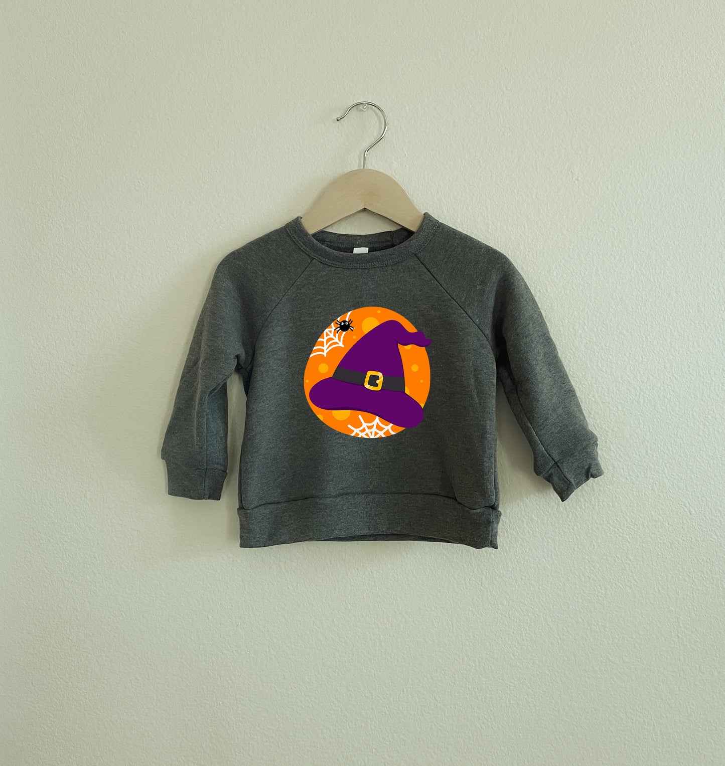 Halloween Wizard Hat Crew Neck | Halloween Ghost Crew Neck | Halloween Pumpkin Crew Neck | Kids Halloween Crew Neck | Toddler Halloween Crew Neck